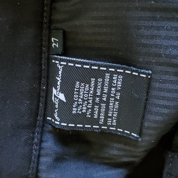 7FAM Ankle Gwenevere Distressed Mid Rise Jeans, Size 27 - Picture 8 of 16